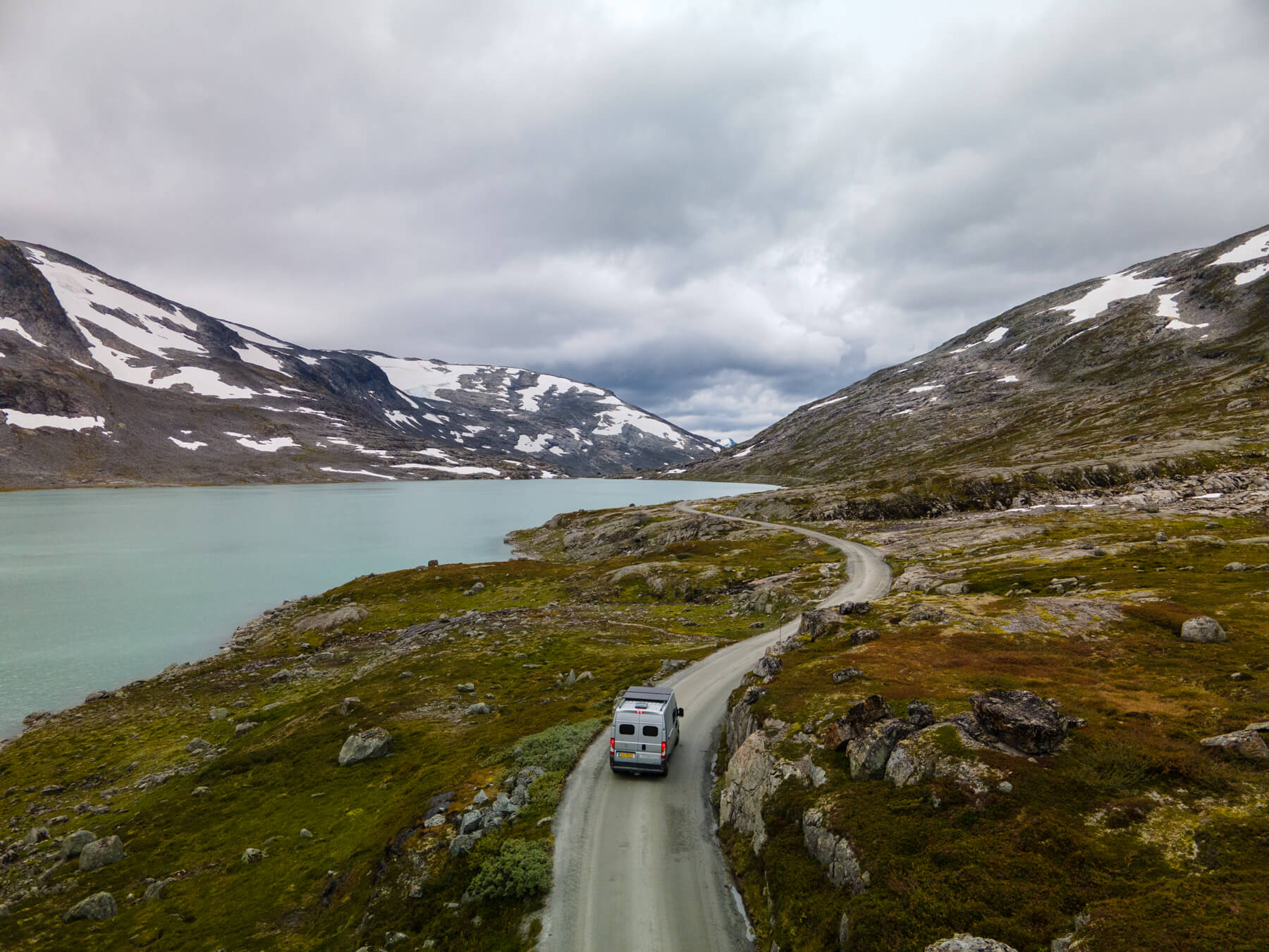 Camper van in Norway